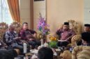 Wawako Azhar Hamzah saat mengikuti Rakor Tata Kelola Program Makan Bergizi Gratis Secara Daring