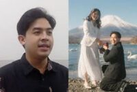Jerome Polin resmi melamar Gracia Caroline di Jepang. (Sumber/Google)