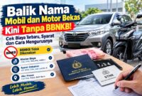 Cara balik nama mobil dan motor 