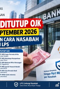 13 Bank Ditutup OJK hingga September 2026, Cek Daftar dan Cara Nasabah Klaim Dana di LPS