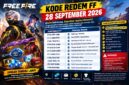 Kode redeem FF hari ini