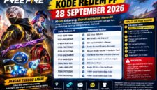 Kode redeem FF hari ini