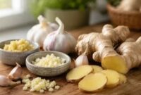 Manfaat jahe dan bawang putih