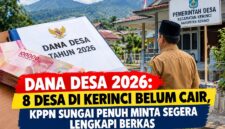 8 Desa di Kerinci belum cairkan dana desa