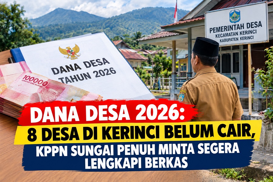 8 Desa di Kerinci belum cairkan dana desa