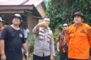 Bupati Merangin, M Syukur saat meninjau karhutla  