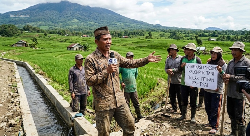 Ilustrasi terkait pengalokasin P3-TGAI di kerinci dan Sungai Penuh yang diduga banyak kelompok tani titipan