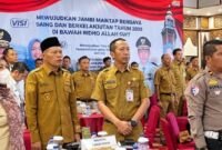 Wawako Azhar Hamzah saat menghadiri Sosialisasi Program Keringanan Pajak Kendaraan Bermotor 2026