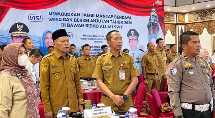Wawako Azhar Hamzah saat menghadiri Sosialisasi Program Keringanan Pajak Kendaraan Bermotor 2026