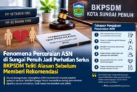 Fenomena anga perceraian asn di Sungai Penuh
