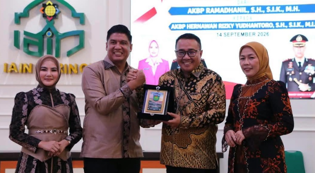 Prosesi pisah sambut kapolres kerinci.