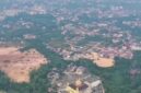 Foto ; Sarolangun dri atas ditengah musim kemarau