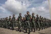 Ilustrasi gaji TNI
