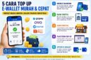 Cara top up e-wallet murah