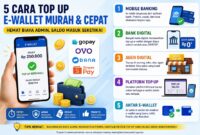 Cara top up e-wallet murah