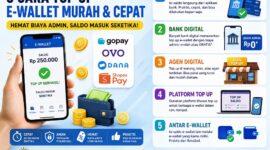 Cara top up e-wallet murah