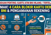 Cara Blokir dengan Cepat agar Rekening Tetap Aman jika kartu ATM hilang
