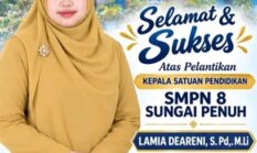 Dapat Dukungan Guru dan Siswa, Lamia Deareni Ungkap Target Besarnya untuk SMPN 8 Sungai Penuh