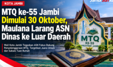 MTQ ke-55 Jambi Dimulai 30 Oktober, Maulana Larang ASN Dinas ke Luar Daerah