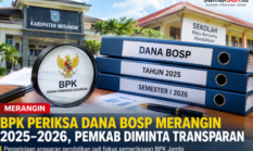 BPK Periksa Dana BOSP Merangin 2025–2026, Pemkab Diminta Buka Data Pengelolaan Anggaran