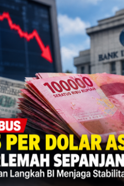 Rupiah Tembus Rp18.175 per Dolar AS, Rekor Terlemah Sepanjang Masa! Ini Penyebabnya