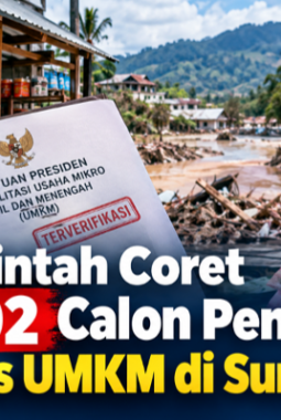 Pemerintah Coret 60.792 Calon Penerima Banpres UMKM di Sumatera, Ini Alasannya