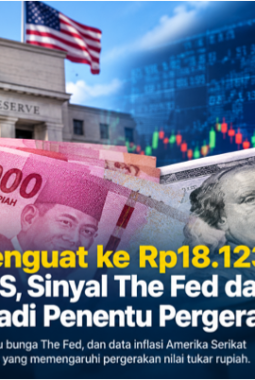 Rupiah Menguat ke Rp18.123 per Dolar AS, Sinyal The Fed dan Inflasi AS Jadi Penentu Pergerakan Kurs