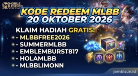 Kode redeem MLBBB 20 Oktober 2026