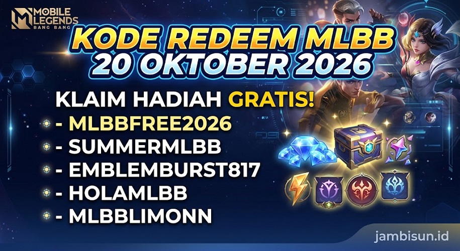 Kode redeem MLBBB 20 Oktober 2026