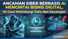 Ilustrasi Ancaman Siber Berbasis AI Mengintai Bisnis Digital