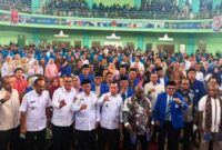 Wako Sungai Penuh Alfin menandatangani MoU bersama Menteri HAM Natalius Pigai di Jambi