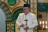 Walikota Sungai Penuh., Alfin saat safari jumat ke masjid Agung Pondok tinggi bicarakan tentang pembangunan masjid agung, mumah adat
