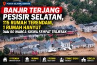 Banjir Terjang Pesisir Selatan Sumbar