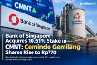 Bank of Singapore Acquires 10.51% of CMNT