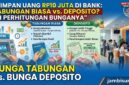 Bunga Deposito Rp10 Juta Bisa Lebih Besar