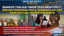 Ribuan Penerima Bansos Tanjab Timur Keluar dari Daftar 2026