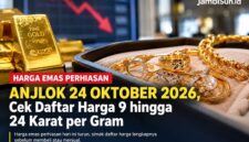 Harga perhiasan emas hari ini