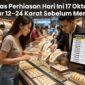 Harga emas perhiasan hari ini