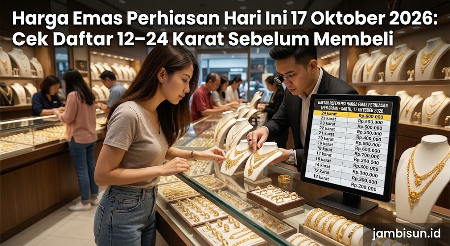Harga emas perhiasan hari ini