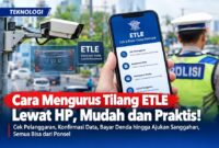 Cara Bayar Tilang ETLE Lewat HP Tanpa ke Kantor