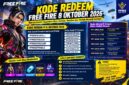 Kode redeem FF 08 oktober 2026