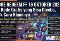 Kode redeem FF hari ini