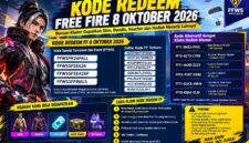 Kode redeem FF 08 oktober 2026
