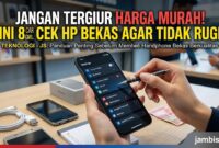 Ilustrasi cara membeli hp bekas