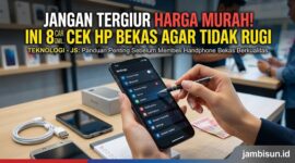 Ilustrasi cara membeli hp bekas