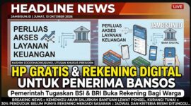 HP Gratis dan Rekening Digital untuk Penerima Bansos