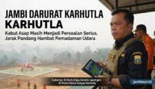 Jarak Pandang Hanya 1.000 Meter, Pemadaman Karhutla di Jambi Terkendala