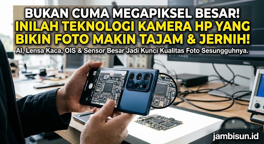 teknologi kamera HP yang membuat foto lebih tajam