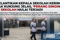 Ilustrasi isu pelantikan kepala sek0olah mulai merusak stabilitasi sekolah di kerinci