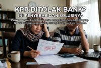 Ilustrasi penyebab pengajuan KPR ditolak